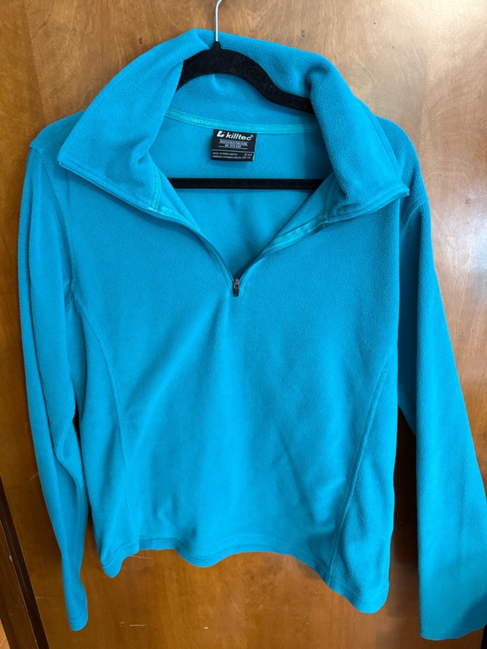 Killtec Women's Teal Half-Zip Fleece Ski Jacket